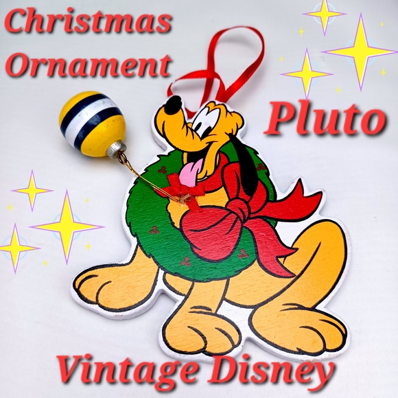Disney Other - Vintage Disney Pluto Christmas Ornament